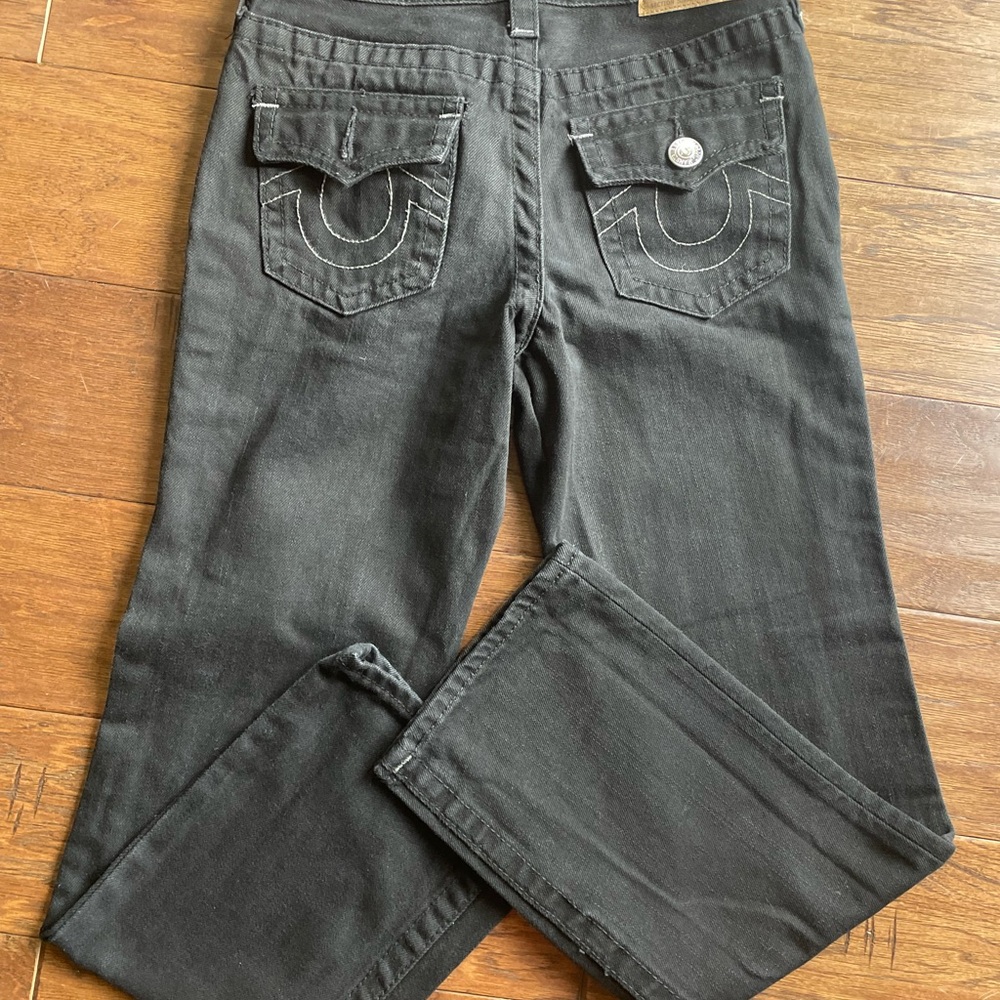 True Religion Kids Charcoal Denim Jeans - Picture 4 of 8